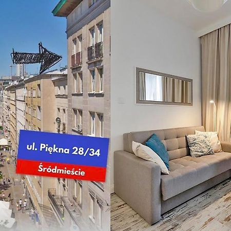 Lux Apartament W Centrum, Plac Konstytucji, Klimatyzacja, Widokowy Appartement Warschau Buitenkant foto
