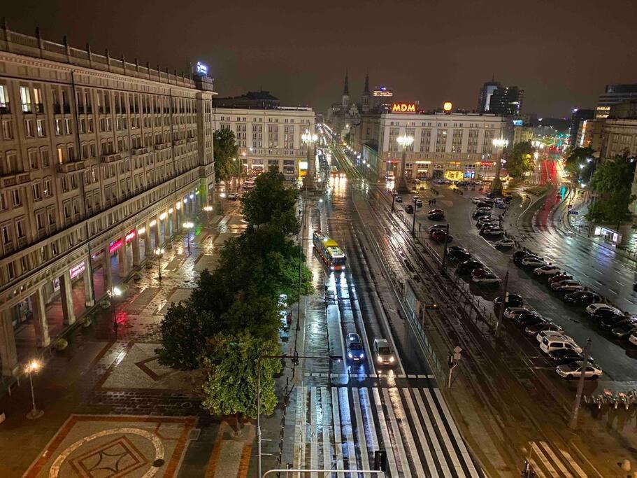 Lux Apartament W Centrum, Plac Konstytucji, Klimatyzacja, Widokowy Appartement Warschau Buitenkant foto