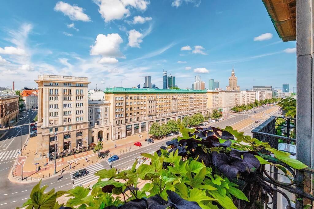 Lux Apartament W Centrum, Plac Konstytucji, Klimatyzacja, Widokowy Appartement Warschau Buitenkant foto