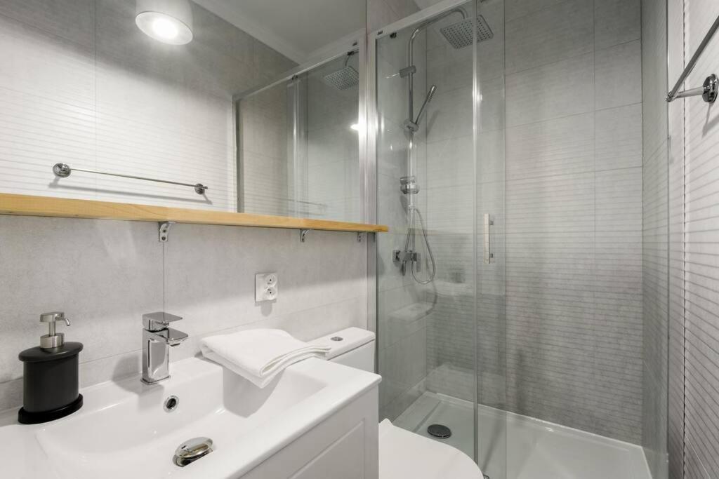 Lux Apartament W Centrum, Plac Konstytucji, Klimatyzacja, Widokowy Appartement Warschau Buitenkant foto