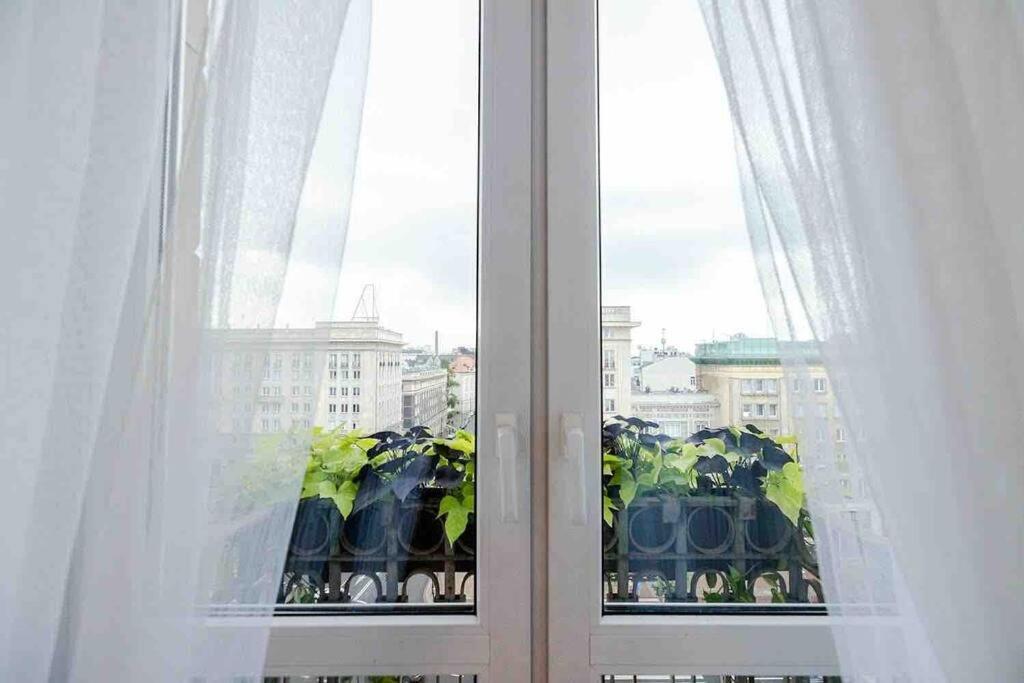 Lux Apartament W Centrum, Plac Konstytucji, Klimatyzacja, Widokowy Appartement Warschau Buitenkant foto
